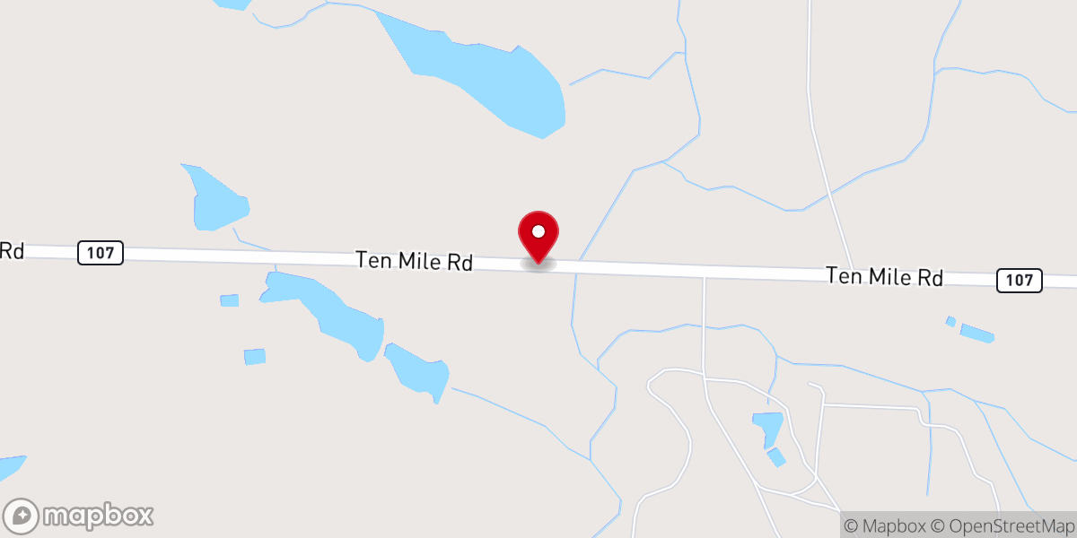 Map showing location of Community Tabernacle church