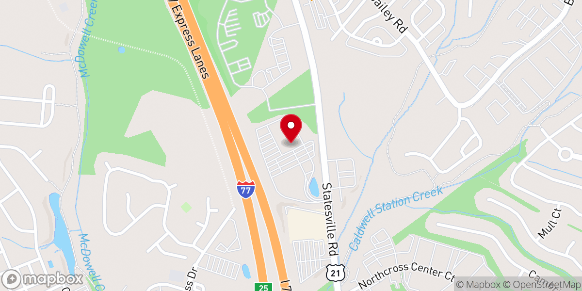 Map showing location of Grace Covenant Church