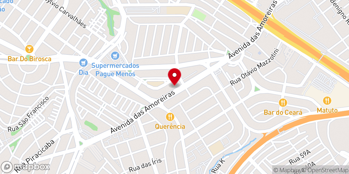 Map showing location of Igreja Batista Amoreiras