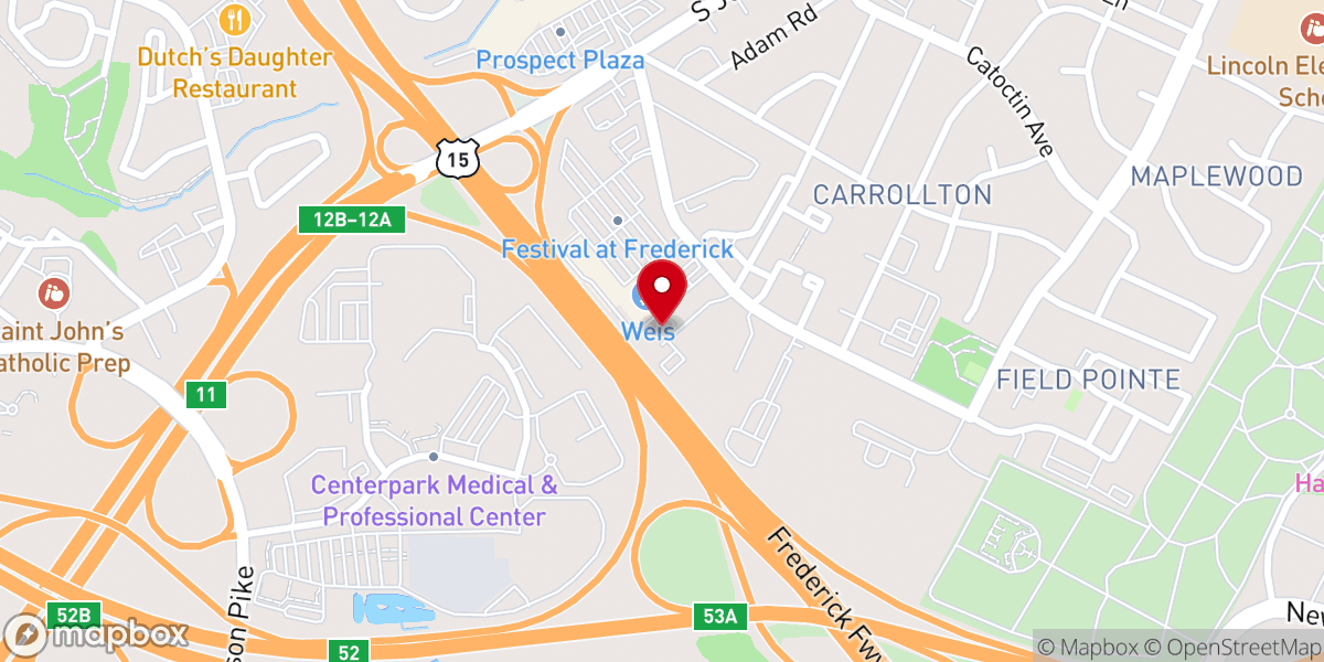 Map showing location of Deeper Life Bible Church