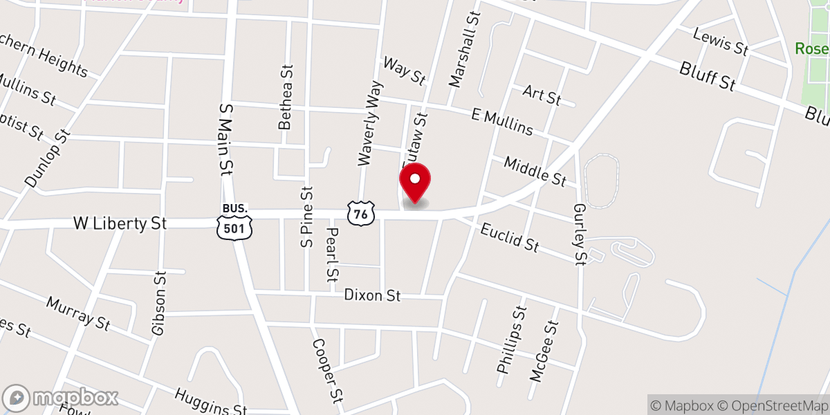 Map showing location of The Chapel Seafood