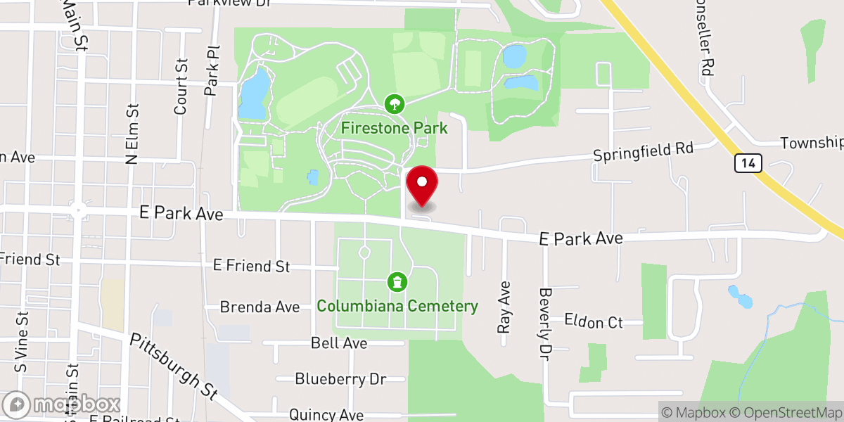 Map showing location of Connection Church