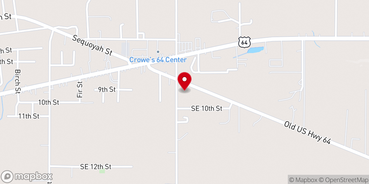 Map showing location of Holiness Church