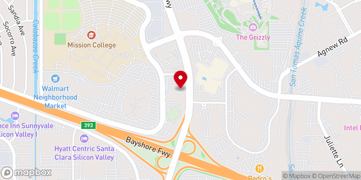 Map showing location of Our Lady of Peace Rectory/Parish Office