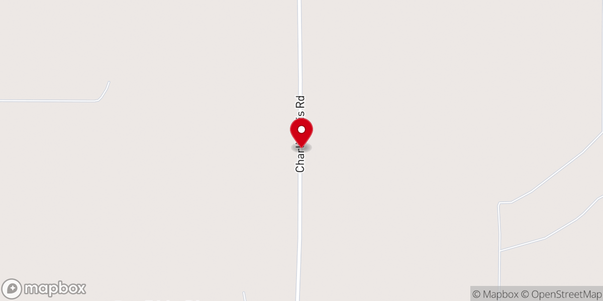 Map showing location of Mount Olive MB Church