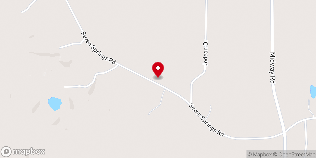 Map showing location of Mount Bethel Missionary Baptist Church