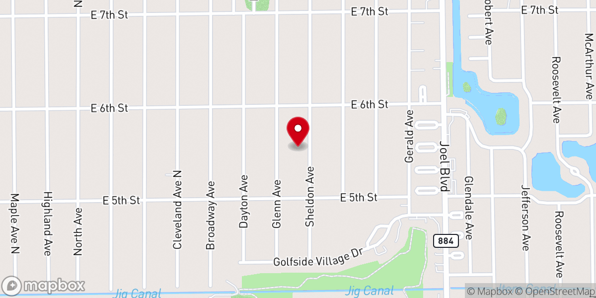 Map showing location of Amazing Grace Family Worship Center O Lehigh Acres