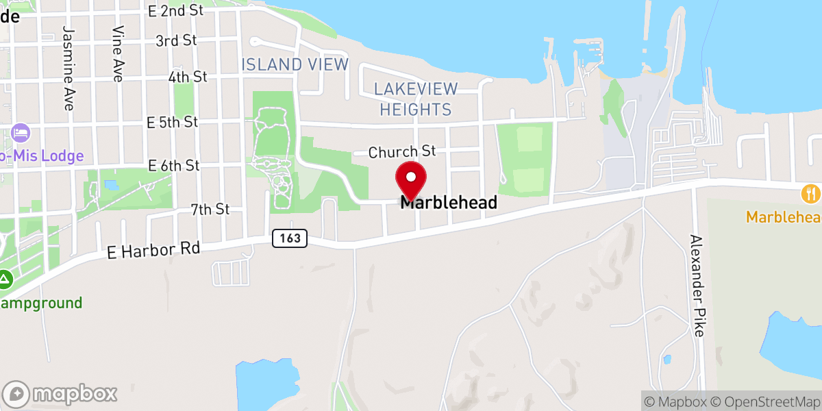Map showing location of St John Lutheran Church