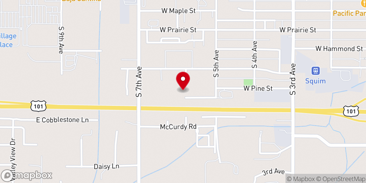 Map showing location of Deep River Church