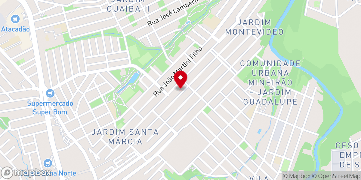 Map showing location of IGREJA BATISTA NOVA CANAÃ SOROCABA