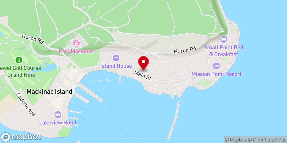 Map showing location of Saint Anne's Catholic Church