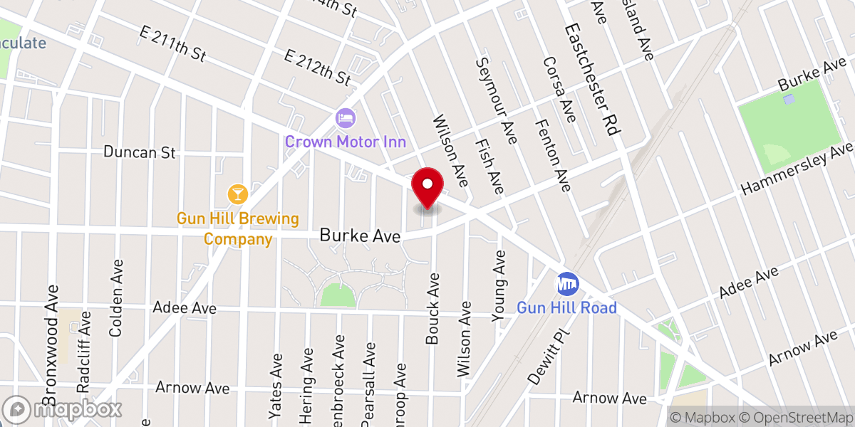 Map showing location of Gun Hill Sp. Seventh-Day Adventist Church