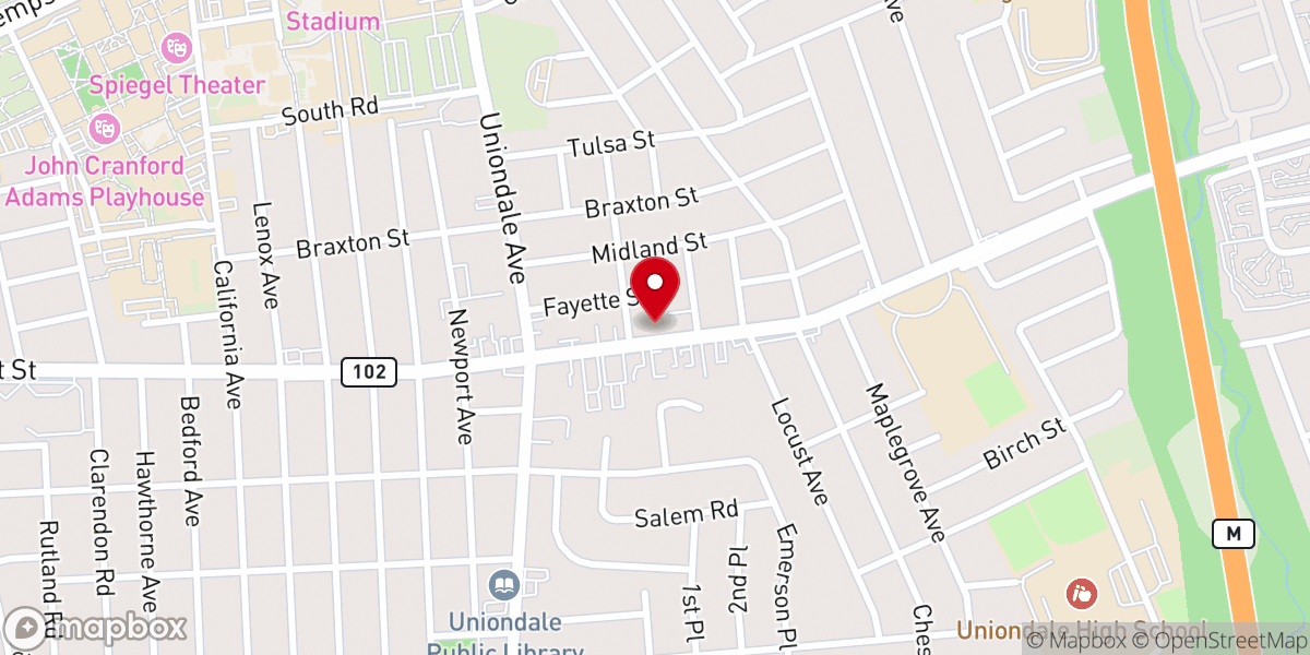 Map showing location of Iglesia Pentecostes La Nueva Jerusalem