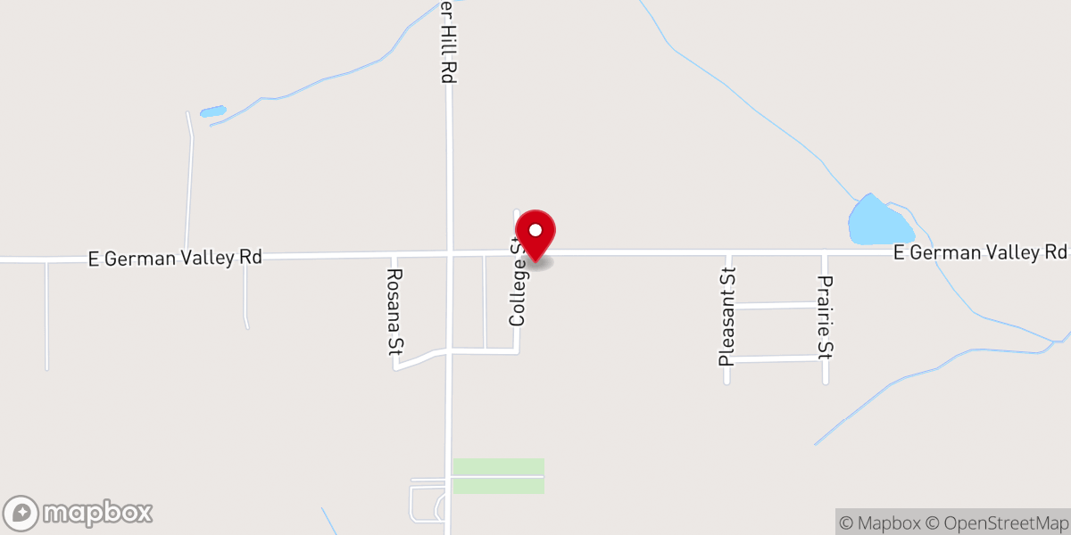 Map showing location of Ben Miller Park