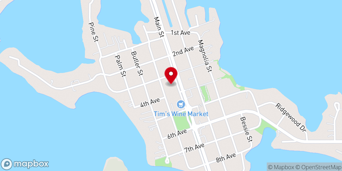 Map showing location of Family Church - Windermere Campus