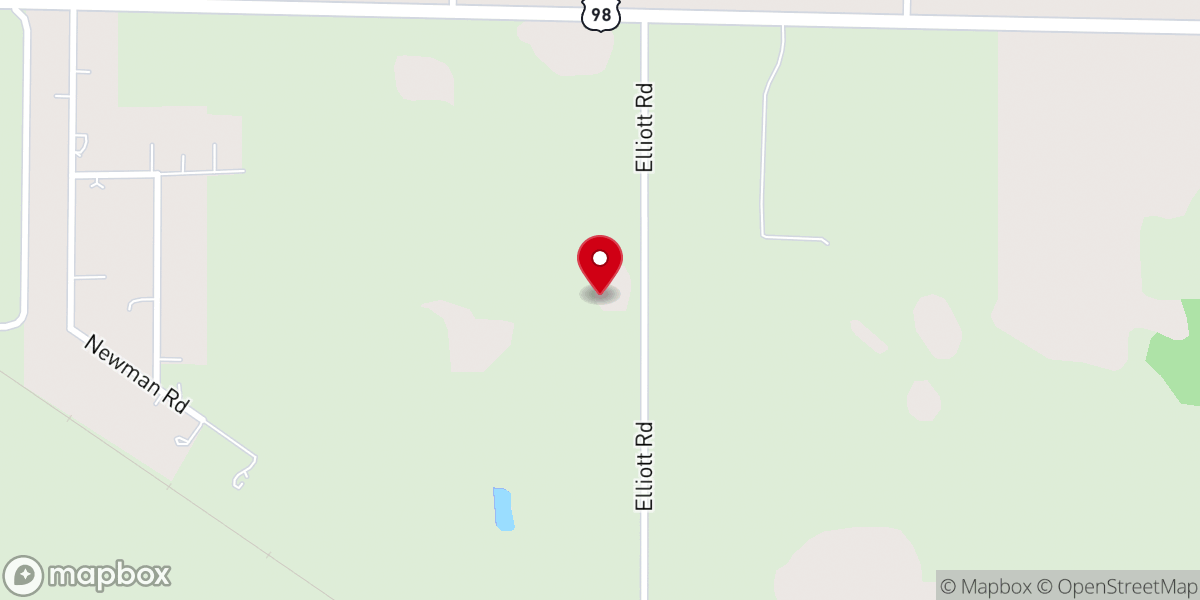 Map showing location of Bethel a M E Church of Desoto City Inc