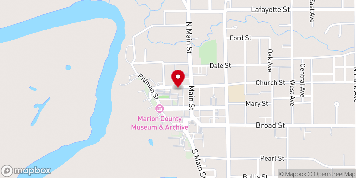 Map showing location of Truck Parking Club