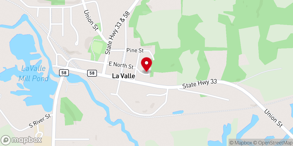 Map showing location of Holy Family Catholic Church