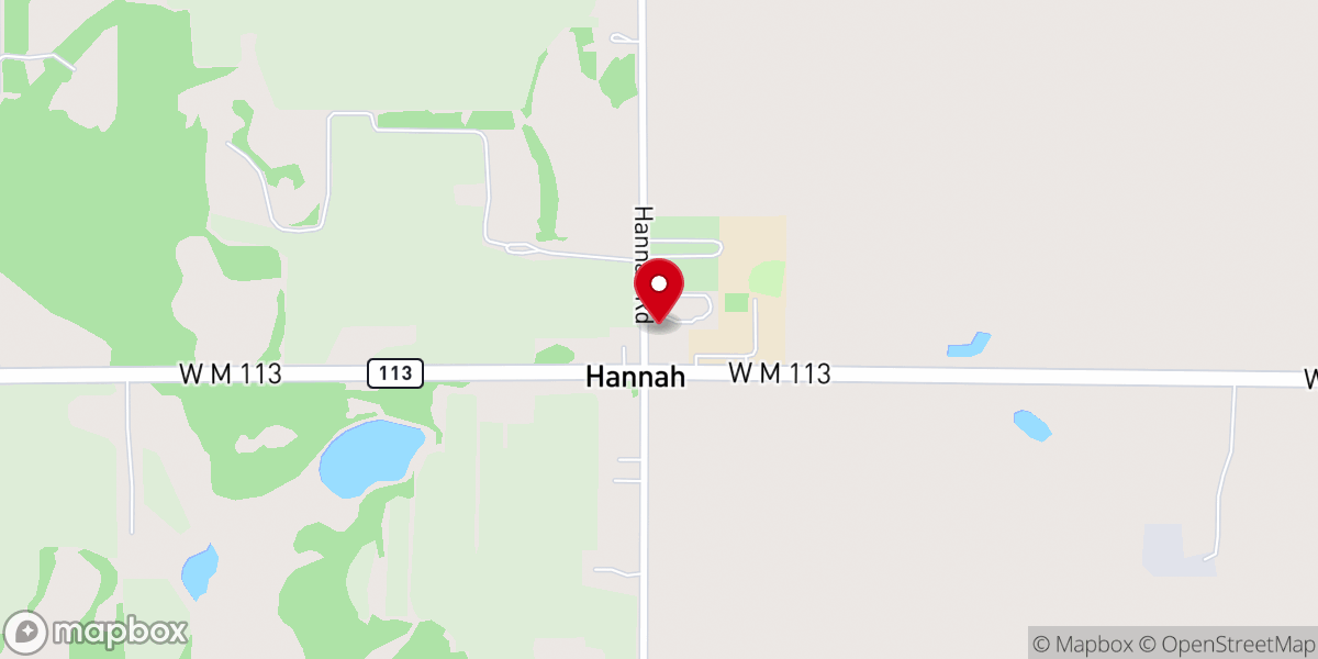 Map showing location of St Mary of Hannah Catholic Parish Office