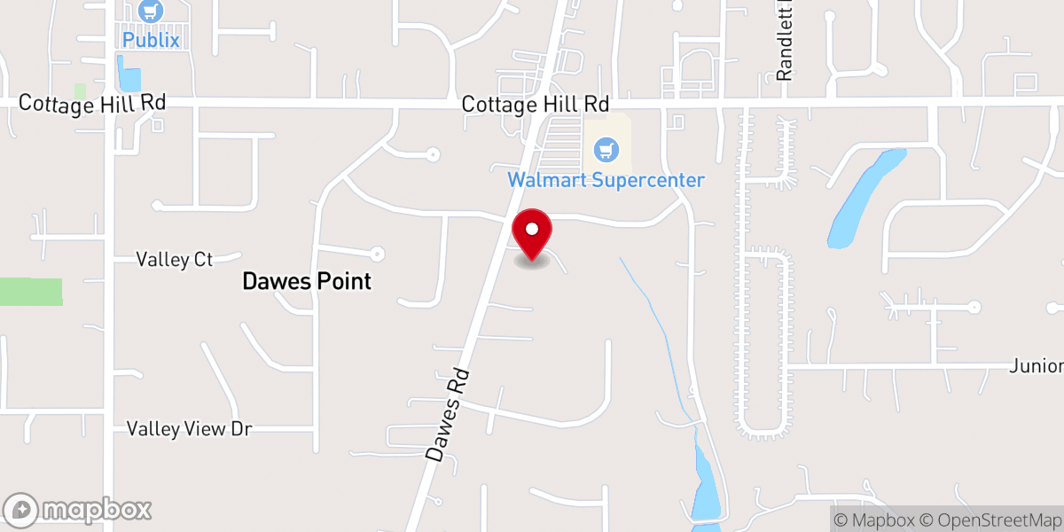 Map showing location of Praise Family Church Assemblies of God