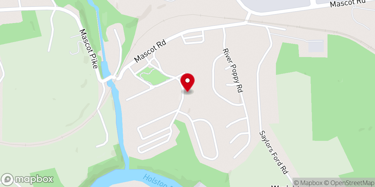 Map showing location of Mascot Baptist Church