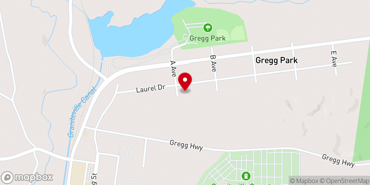 Map showing location of St James Lutheran Church