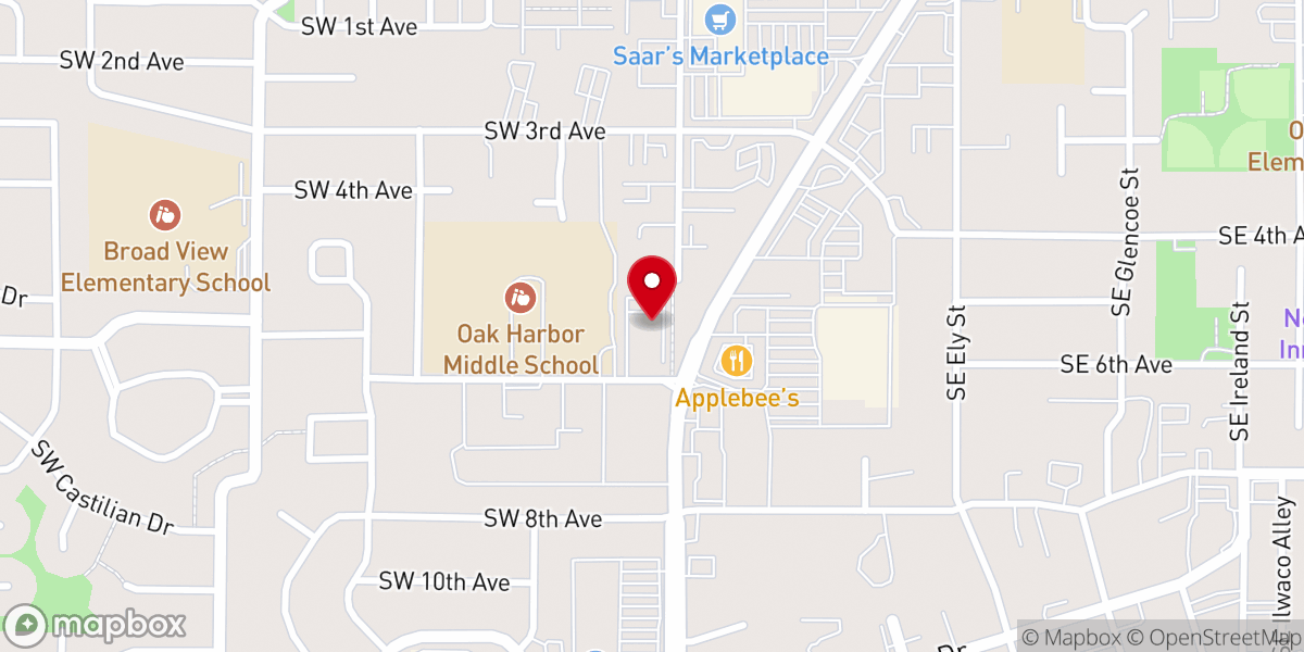 Map showing location of Southern Baptist Church