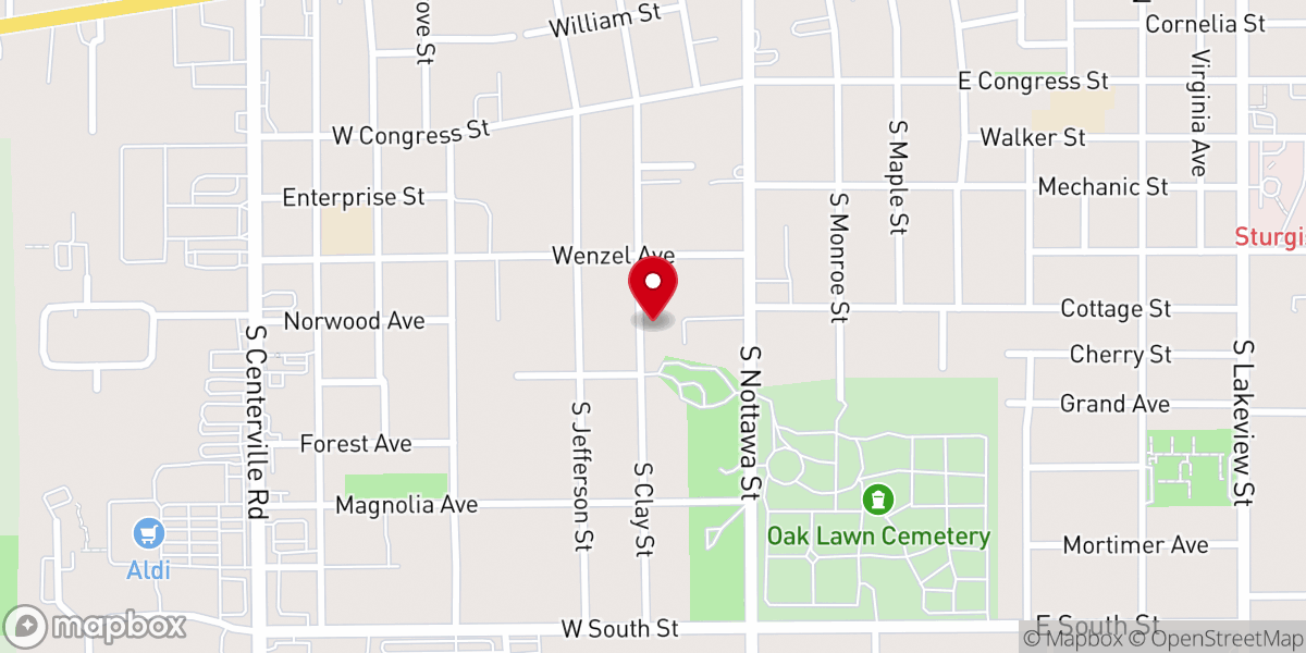 Map showing location of doug carr freedom ministries