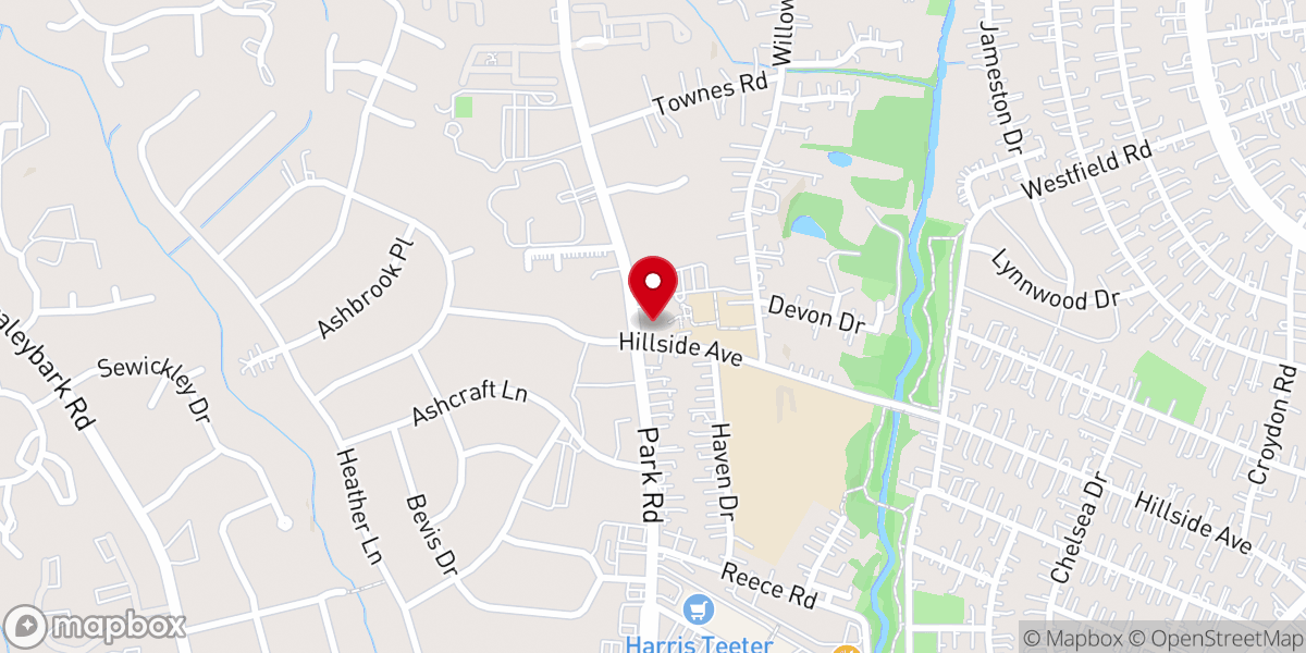 Map showing location of St. Ann Catholic Church