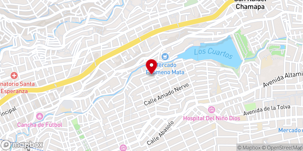 Map showing location of Templo evangélico Emmanuel MIEPI