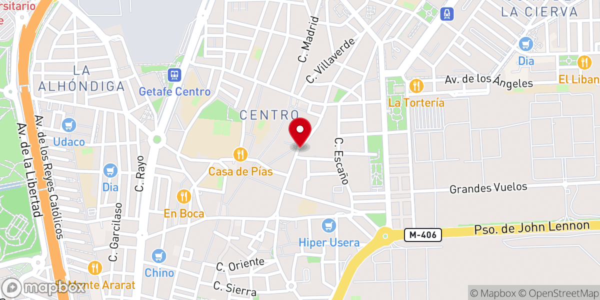 Map showing location of Olga iglesias estilistas