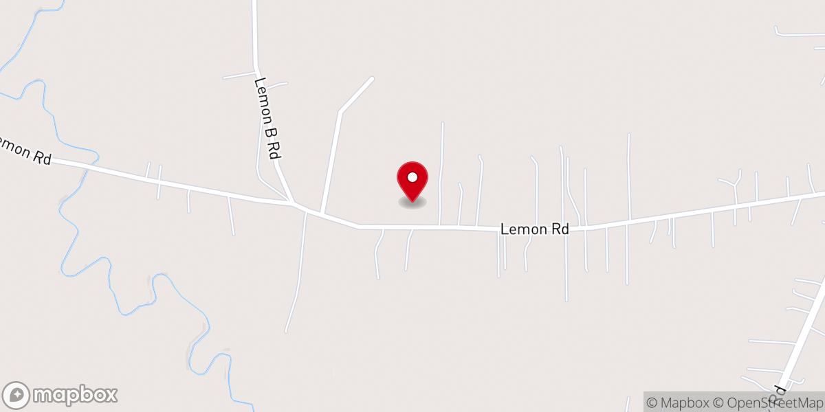 Map showing location of Strangers Home Baptist Church
