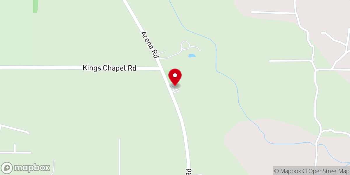 Map showing location of Kings Chapel