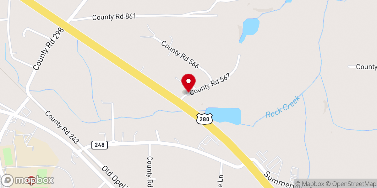 Map showing location of St Stephen's Episcopal Church