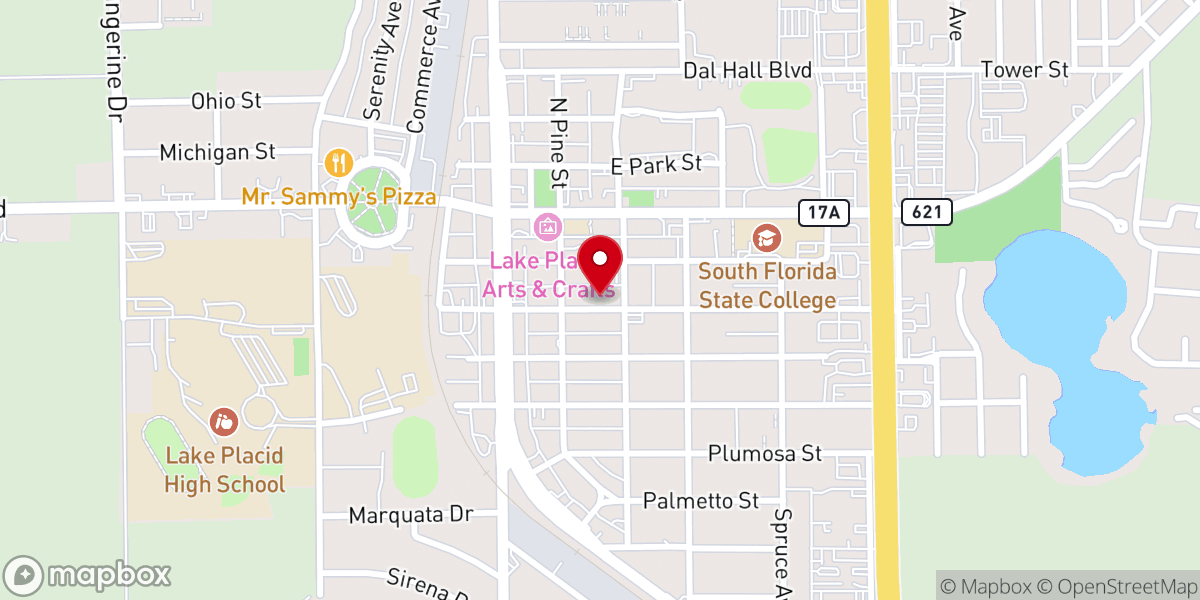 Map showing location of South Oak