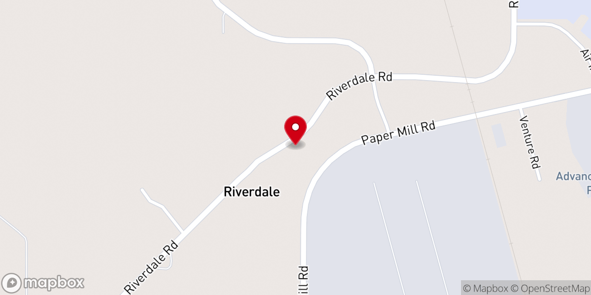 Map showing location of Brick Academy Missionary Baptist Church