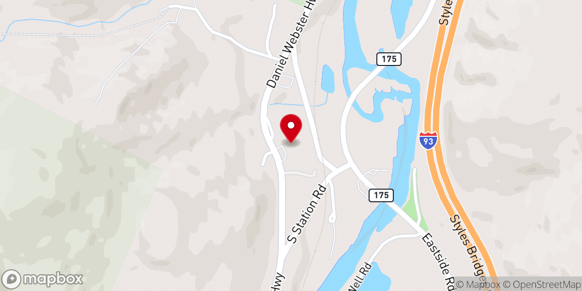 Map showing location of Pemi Valley Church