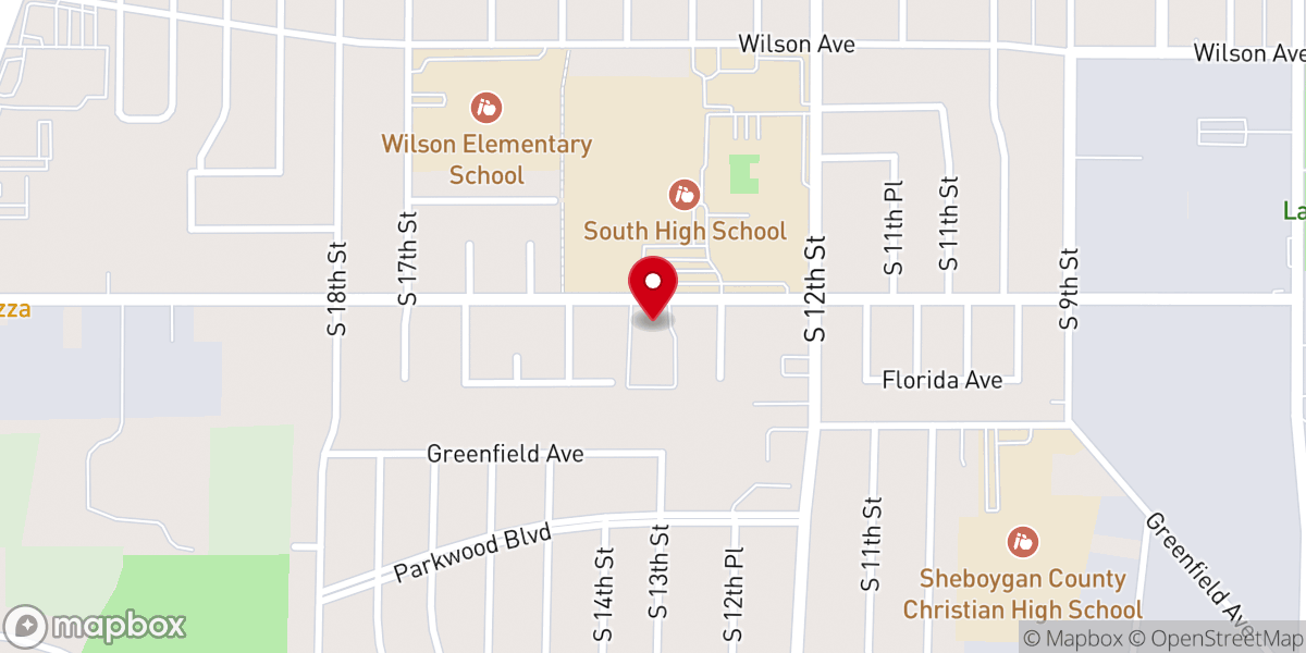 Map showing location of Bethany reformed Church
