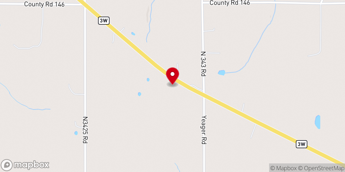 Map showing location of Galey Church of Christ