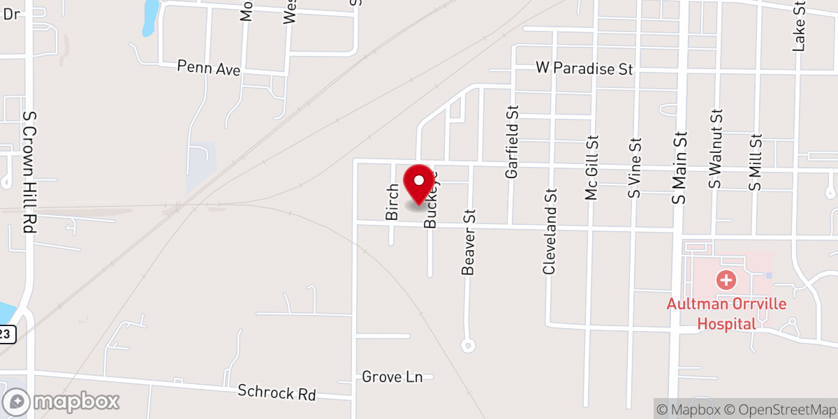 Map showing location of True Church House of Prayer