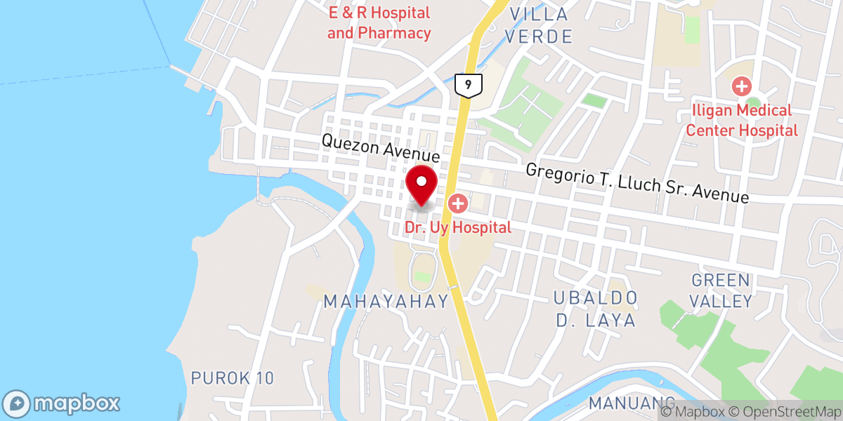 Map showing location of Christian Life Center