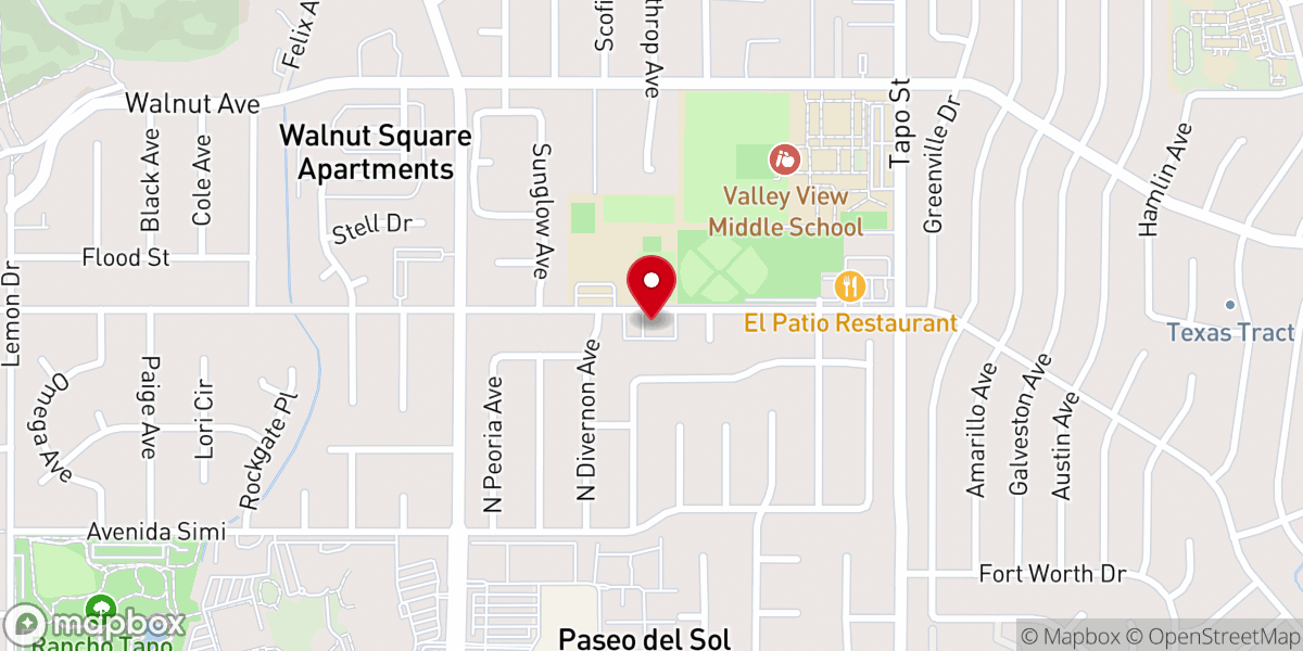 Map showing location of Faith Of Christ Church