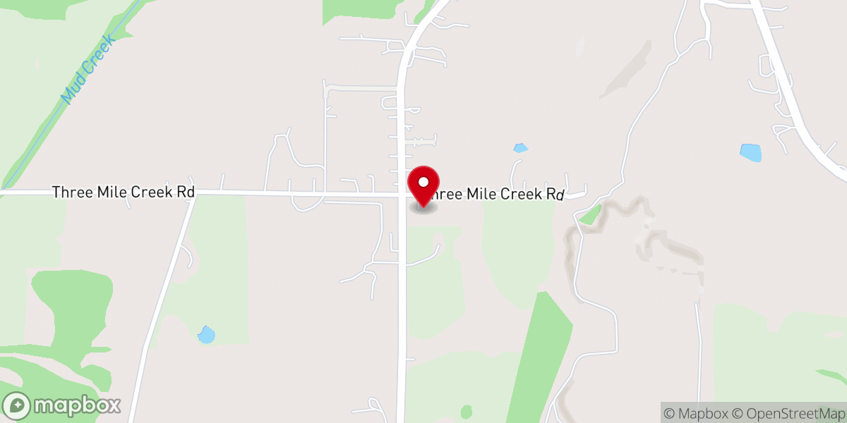 Map showing location of Community Independent Baptist Church
