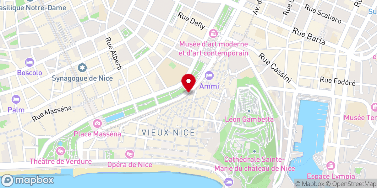 Map showing location of Cathédrale - Vieille Ville