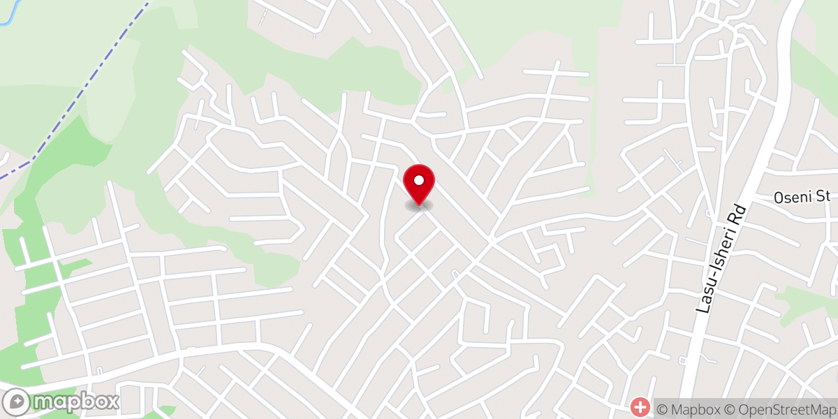 Map showing location of Christ Apostolic Church C.A.C Oke Anu II