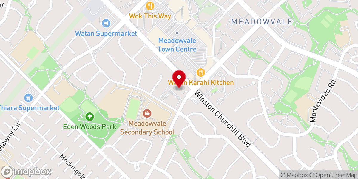 Map showing location of Edenwood United