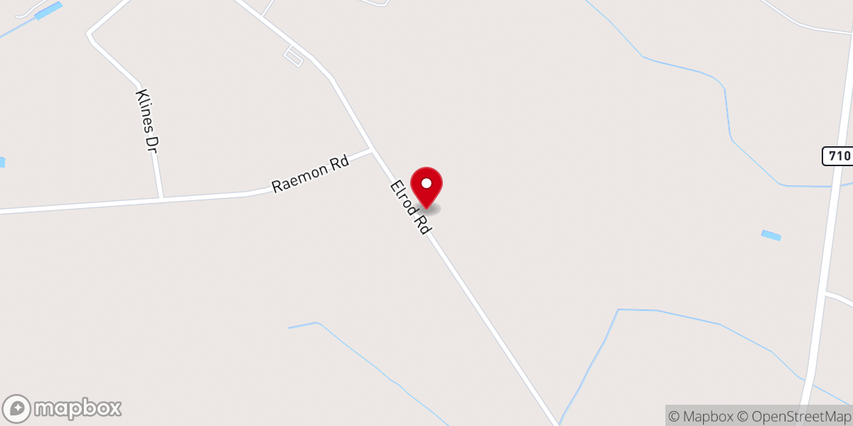 Map showing location of Pentecostal Church of Christ