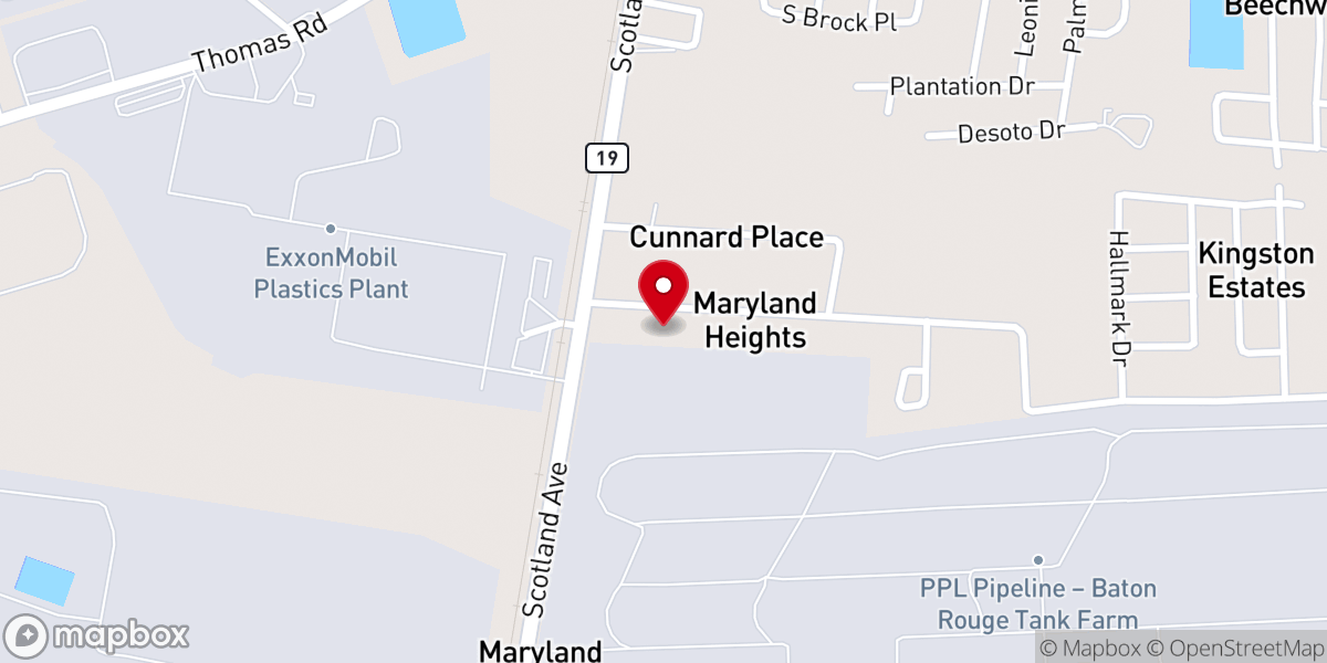 Map showing location of Disciples Outreach Ministry