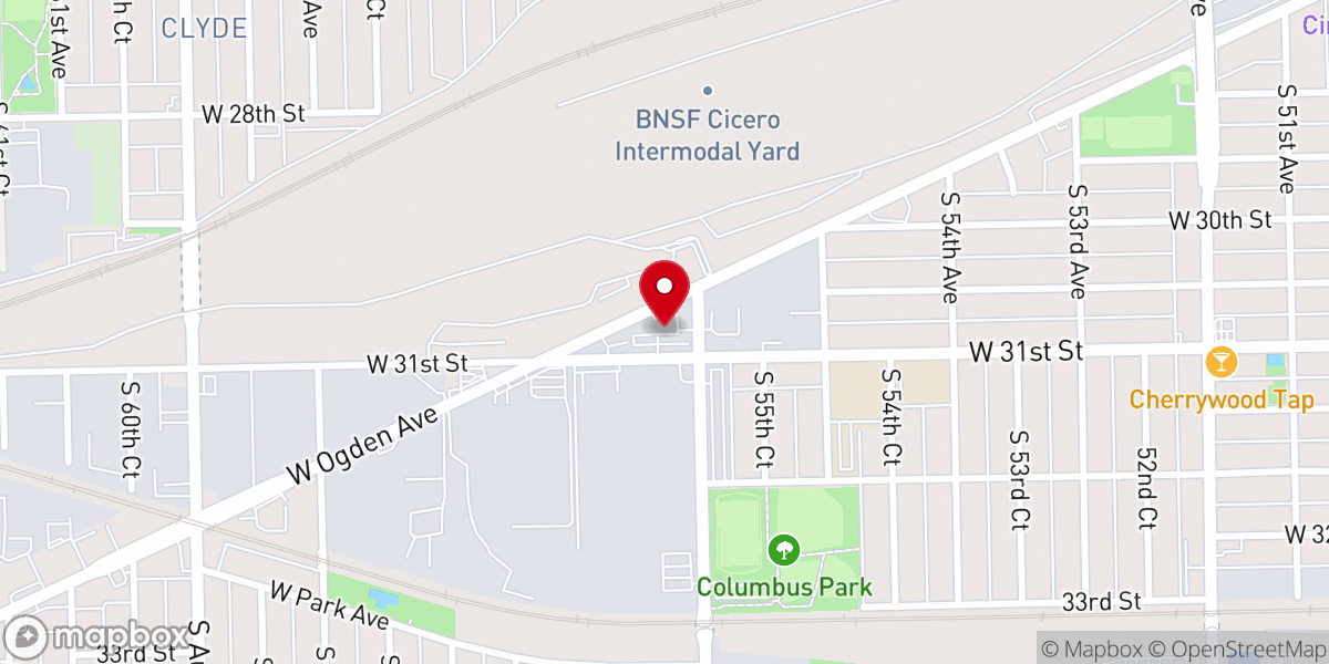 Map showing location of UCP Seguin of Greater Chicago
