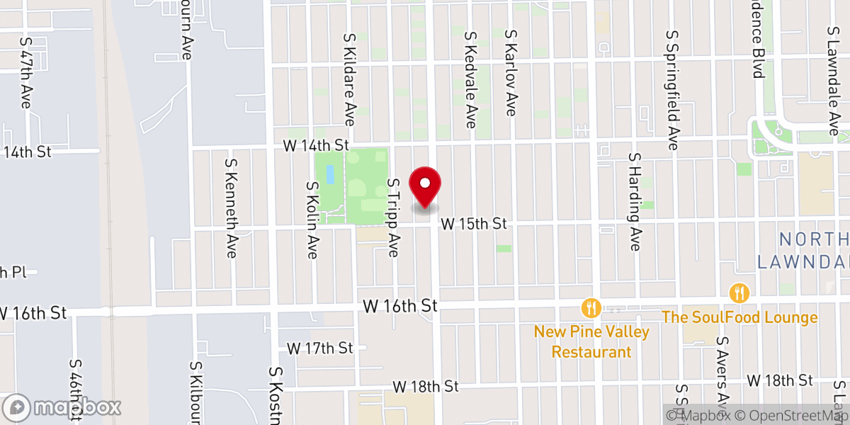 Map showing location of Pentecostal Church Of Holiness
